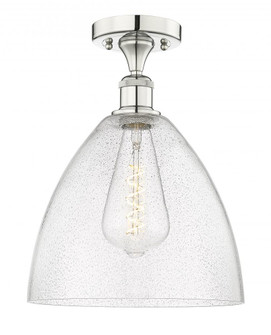 Bristol - 1 Light - 12 inch - Polished Nickel - Semi-Flush Mount (3442|616-1F-PN-GBD-124)