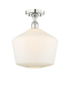 Cindyrella - 1 Light - 12 inch - Polished Nickel - Semi-Flush Mount (3442|616-1F-PN-G651-12)