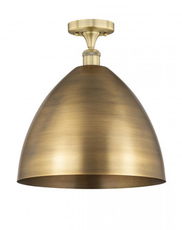 Bristol - 1 Light - 16 inch - Brushed Brass - Semi-Flush Mount (3442|616-1F-BB-MBD-16-BB)