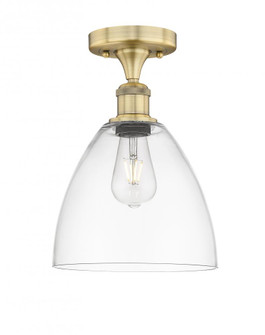 Bristol - 1 Light - 9 inch - Brushed Brass - Semi-Flush Mount (3442|616-1F-BB-GBD-92)