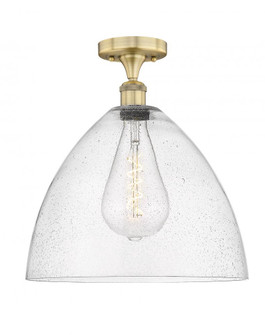 Bristol - 1 Light - 16 inch - Brushed Brass - Semi-Flush Mount (3442|616-1F-BB-GBD-164)