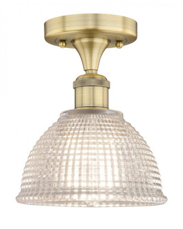 Arietta - 1 Light - 8 inch - Brushed Brass - Semi-Flush Mount (3442|616-1F-BB-G422)