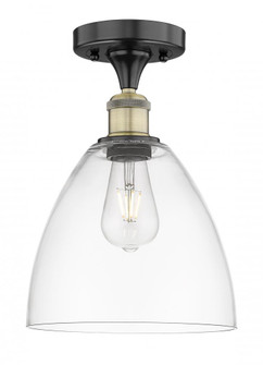Bristol - 1 Light - 9 inch - Black Antique Brass - Semi-Flush Mount (3442|616-1F-BAB-GBD-92)
