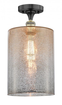 Cobbleskill - 1 Light - 9 inch - Black Antique Brass - Semi-Flush Mount (3442|616-1F-BAB-G116-L)