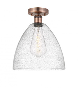 Bristol - 1 Light - 12 inch - Antique Copper - Semi-Flush Mount (3442|616-1F-AC-GBD-124)