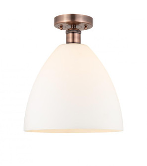 Bristol - 1 Light - 12 inch - Antique Copper - Semi-Flush Mount (3442|616-1F-AC-GBD-121)