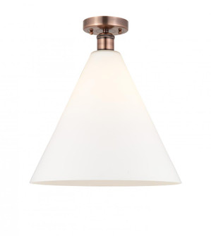 Berkshire - 1 Light - 16 inch - Antique Copper - Semi-Flush Mount (3442|616-1F-AC-GBC-161)