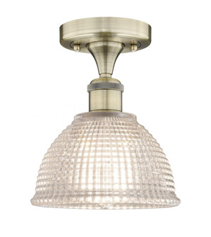 Arietta - 1 Light - 8 inch - Antique Brass - Semi-Flush Mount (3442|616-1F-AB-G422)