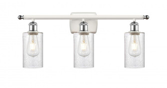 Clymer - 3 Light - 24 inch - White Polished Chrome - Bath Vanity Light (3442|516-3W-WPC-G804)