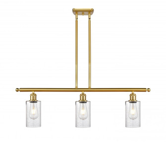 Clymer - 3 Light - 36 inch - Satin Gold - Stem hung - Island Light (3442|516-3I-SG-G804)