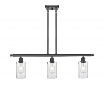 Clymer - 3 Light - 36 inch - Matte Black - Cord hung - Island Light (3442|516-3I-BK-G804)