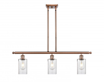 Clymer - 3 Light - 36 inch - Antique Copper - Stem hung - Island Light (3442|516-3I-AC-G804)