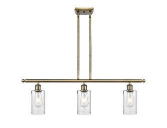 Clymer - 3 Light - 36 inch - Antique Brass - Stem hung - Island Light (3442|516-3I-AB-G804)