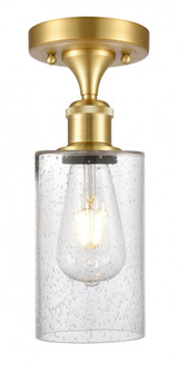 Clymer - 1 Light - 4 inch - Satin Gold - Semi-Flush Mount (3442|516-1C-SG-G804)