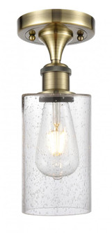 Clymer - 1 Light - 4 inch - Antique Brass - Semi-Flush Mount (3442|516-1C-AB-G804)
