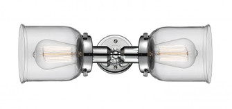 Bell - 2 Light - 19 inch - Polished Chrome - Bath Vanity Light (3442|900H-2W-PC-G52-LED)