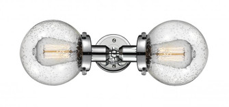 Beacon - 2 Light - 14 inch - Polished Chrome - Bath Vanity Light (3442|900H-2W-PC-G204-6-LED)