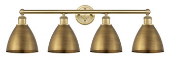 Bristol - 4 Light - 35 inch - Brushed Brass - Bath Vanity Light (3442|616-4W-BB-MBD-75-BB)
