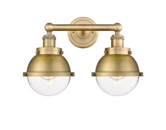 Hampden - 2 Light - 16 inch - Brushed Brass - Bath Vanity Light (3442|616-2W-BB-HFS-62-BB)