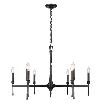 Landon 9 Light Chandelier in Matte Black (36|3509-9 BLK)