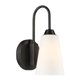 Wry Lighting Neela 1-light Wall Sconce in Matte Black (36|1830-1W BLK-OP)