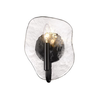 Golden Lighting Samara 1-light Wall Sconce in Matte Black (36|1140-1W BLK-HWG)