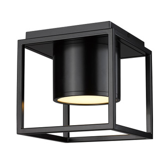 Wry Lighting Desmond Integrated LED Flush Mount in Matte Black (36|9092-FM7 BLK-BLK)