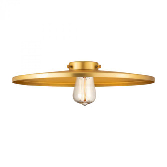 Railroad Light 16 inch Satin Gold Metal Shade (3442|MFR-16-SG)
