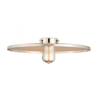 Railroad Light 16 inch Polished Nickel Metal Shade (3442|MFR-16-PN)