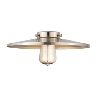 Railroad Light 12 inch Brushed Satin Nickel Metal Shade (3442|MFR-12-SN)