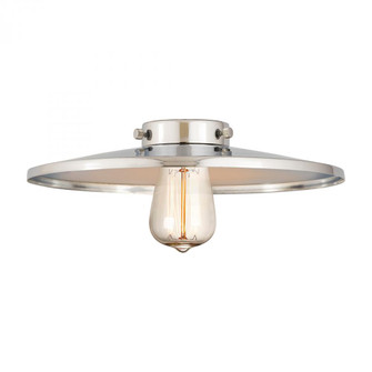 Railroad Light 12 inch Polished Chrome Metal Shade (3442|MFR-12-PC)