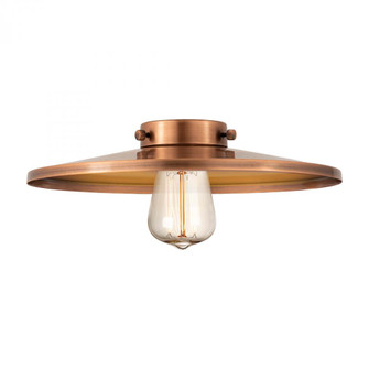 Railroad Light 12 inch Antique Copper Metal Shade (3442|MFR-12-AC)