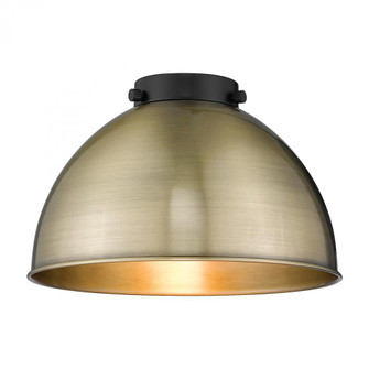 Derby Light 10 inch Antique Brass Metal Shade (3442|MFD-10-AB)