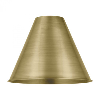 Berkshire Light 12 inch Antique Brass Metal Shade (3442|MBC-12-AB)