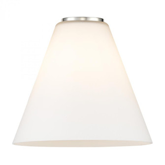 Berkshire Glass - 8 inch - Cased Matte White Glass (3442|GBC-81)