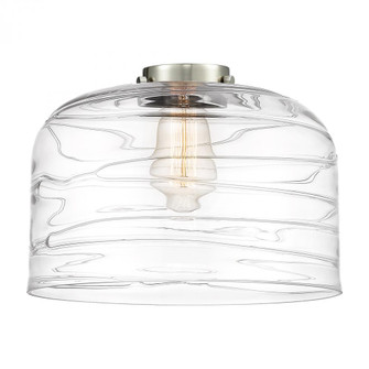 Bell Light 12 inch Clear Deco Swirl Glass (3442|G713-L)