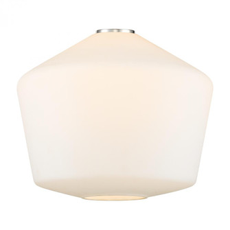 Cindyrella Light 12 inch Cased Matte White Glass (3442|G651-12)