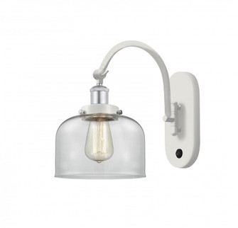Bell - 1 Light - 8 inch - White Polished Chrome - Sconce (3442|918-1W-WPC-G72)