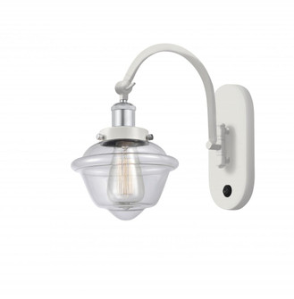 Oxford - 1 Light - 8 inch - White Polished Chrome - Adjustable Swing Arm (3442|918-1W-WPC-G532)