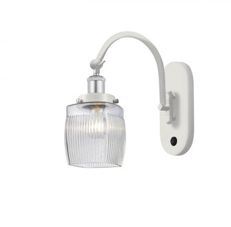 Colton - 1 Light - 6 inch - White Polished Chrome - Adjustable Swing Arm (3442|918-1W-WPC-G302)