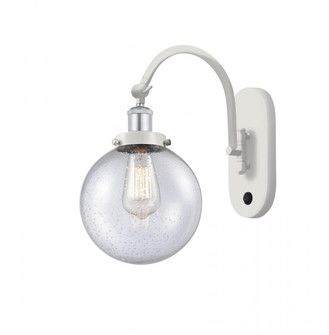 Beacon - 1 Light - 8 inch - White Polished Chrome - Sconce (3442|918-1W-WPC-G204-8)