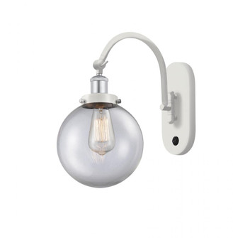 Beacon - 1 Light - 8 inch - White Polished Chrome - Sconce (3442|918-1W-WPC-G202-8)