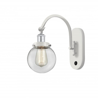 Beacon - 1 Light - 6 inch - White Polished Chrome - Adjustable Swing Arm (3442|918-1W-WPC-G202-6)