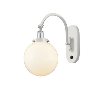 Beacon - 1 Light - 8 inch - White Polished Chrome - Sconce (3442|918-1W-WPC-G201-8)