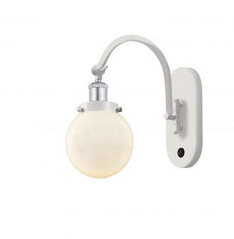 Beacon - 1 Light - 6 inch - White Polished Chrome - Sconce (3442|918-1W-WPC-G201-6)