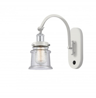 Canton - 1 Light - 7 inch - White Polished Chrome - Adjustable Swing Arm (3442|918-1W-WPC-G184S)