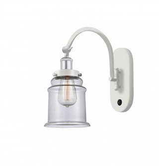 Canton - 1 Light - 7 inch - White Polished Chrome - Sconce (3442|918-1W-WPC-G182)