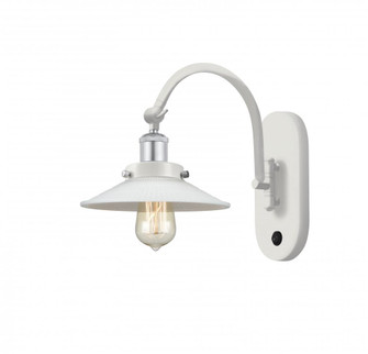 Halophane - 1 Light - 9 inch - White Polished Chrome - Adjustable Swing Arm (3442|918-1W-WPC-G1)