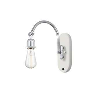Halophane - 1 Light - 5 inch - White Polished Chrome - Adjustable Swing Arm (3442|918-1W-WPC)