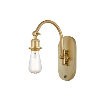 Halophane - 1 Light - 5 inch - Satin Gold - Adjustable Swing Arm (3442|918-1W-SG)